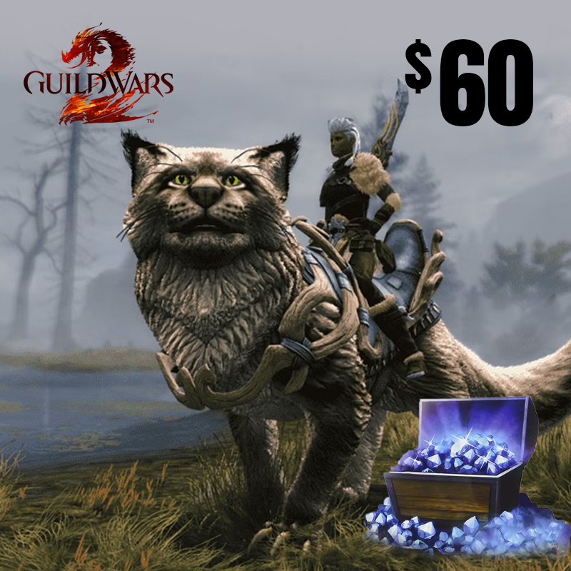 Guild Wars 2, Gems - 4000 - [Online Game Code]